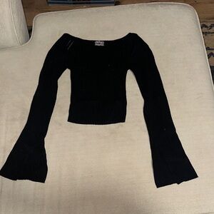 Urban Outfitters Black V-Neck Sweater